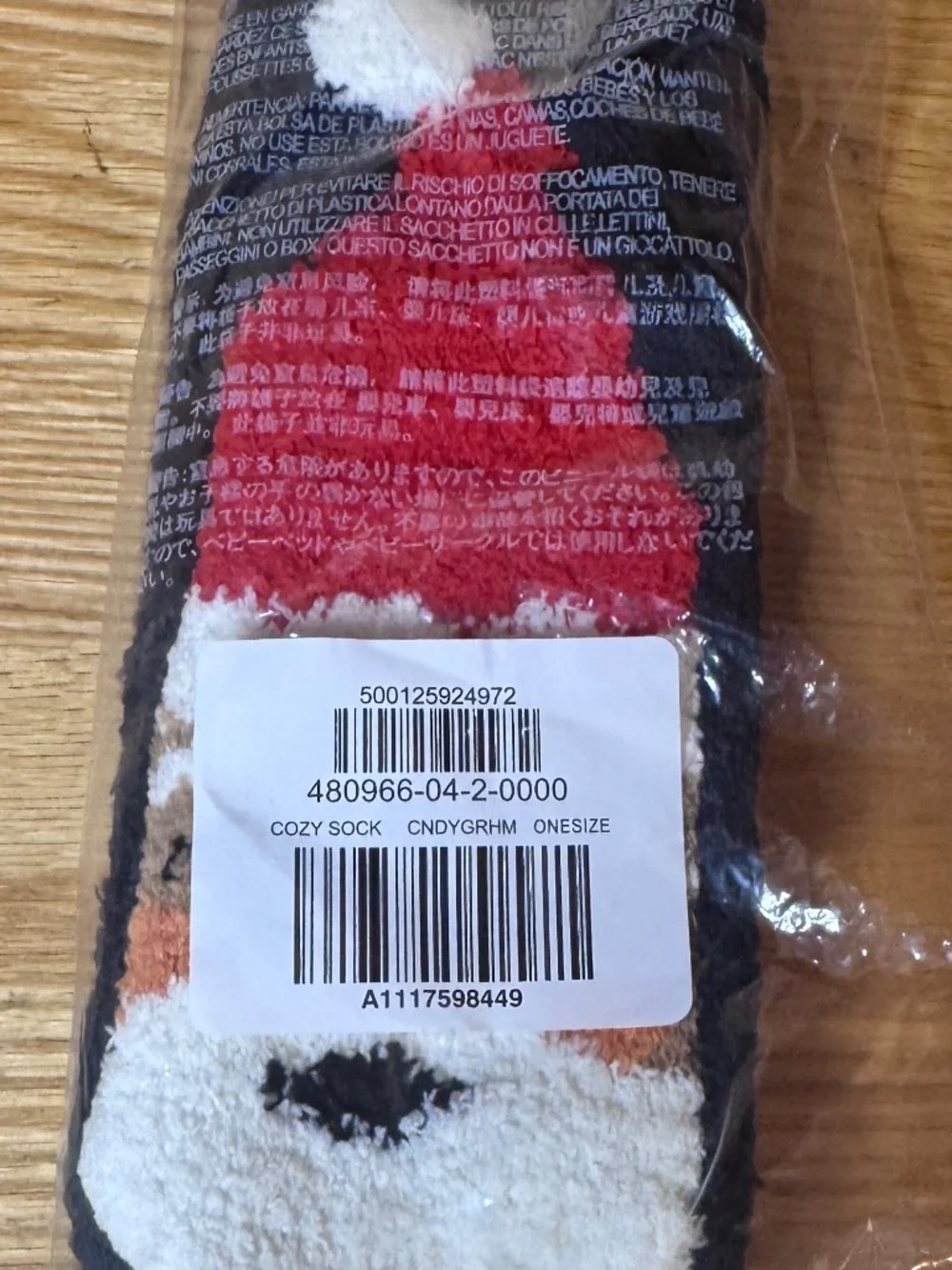 Old Navy Kids One Size Gender-Neutral Matching Holiday Santa Cozy Socks NWT